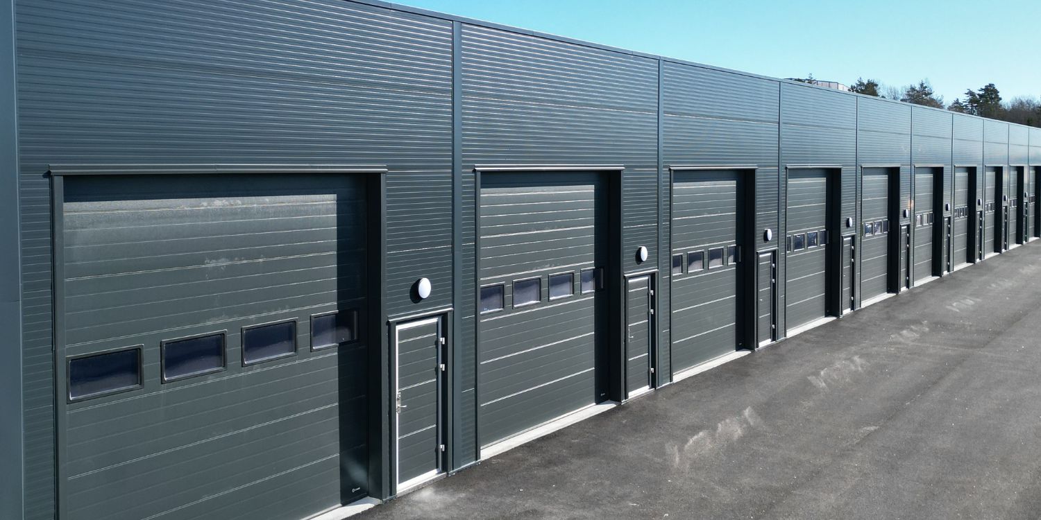 Stålhaller – lagerseksjoner Lagerseksjoner er et populært stålhall produkt.