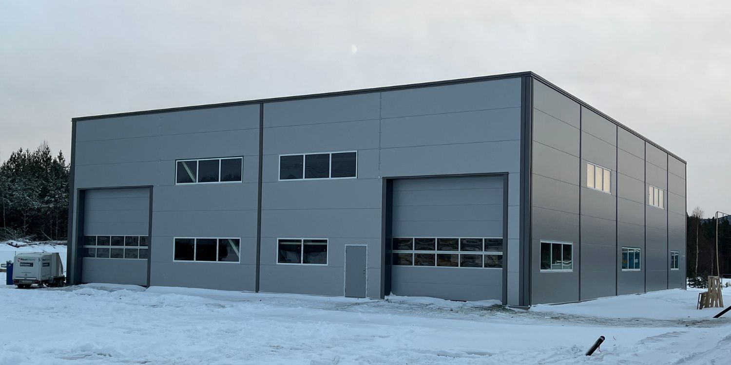 Ferdig bygg Kilemokroken 23b Ferdig oppført stålbygg Kilemokroken 23b, levert av FBSnor.
