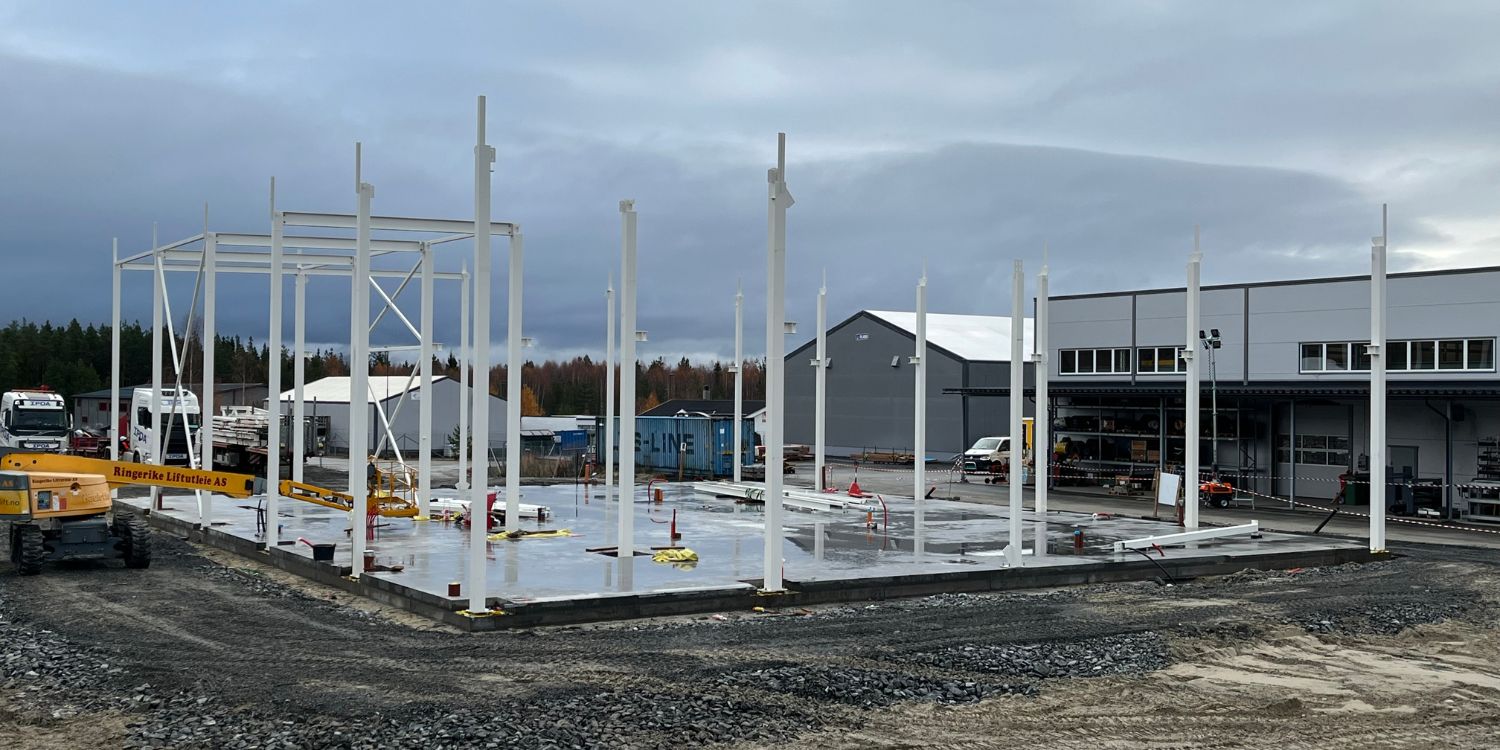 Betong og stålarbeid, Kilemokroken 23b under oppføring.